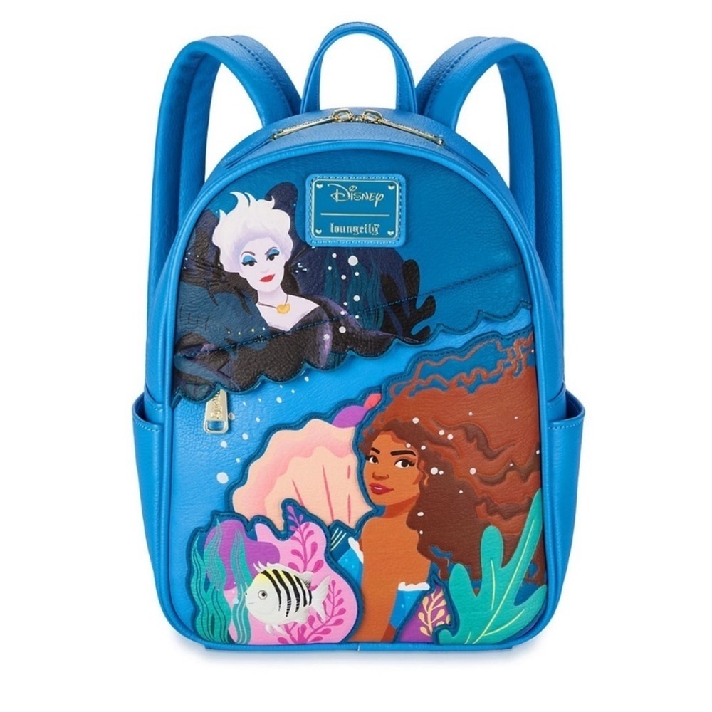 Loungefly Blue Disney live action Mermaid backpack